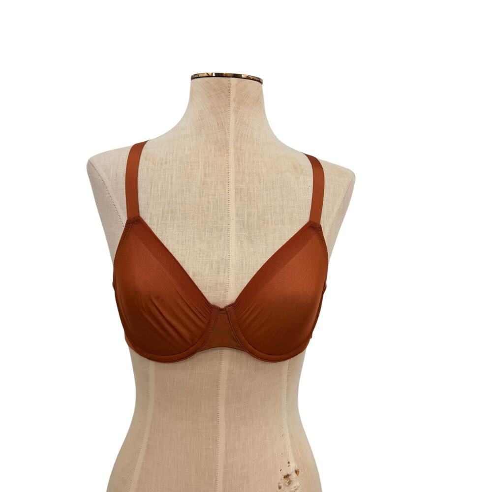 Skims No Show Molded Unlined‎ Demi Bra Bronze Underwire NWT Size 36A